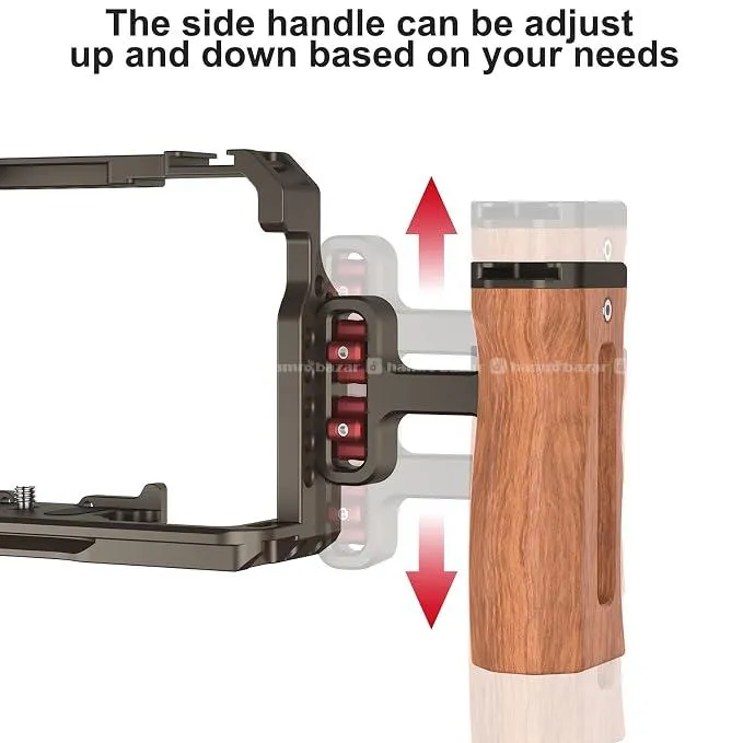 Universal Wooden Camera Side Handle 5