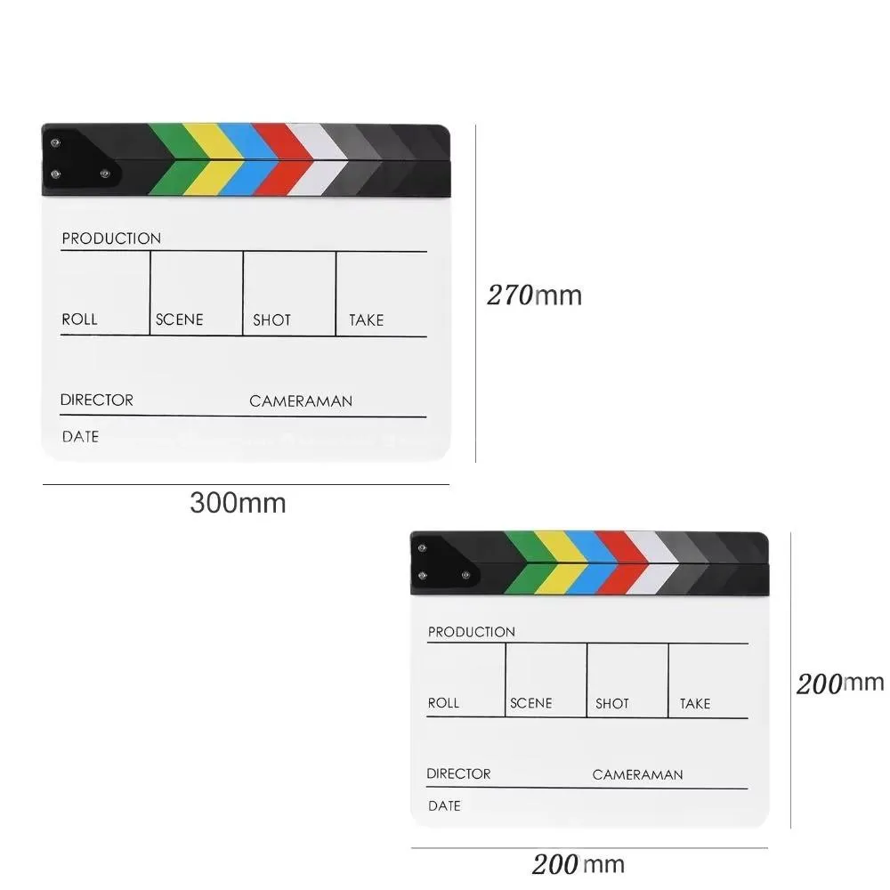 Acrylic Director's Clapperboard 3