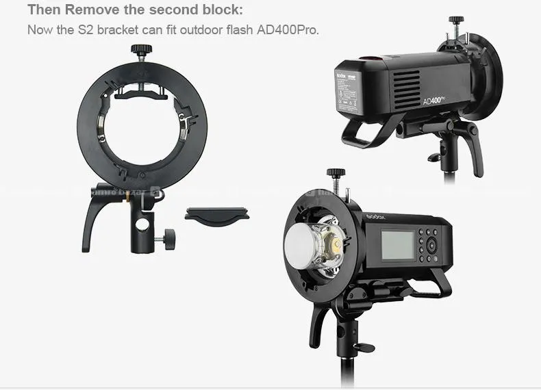 Godox S2 Speedlite Bracket 2