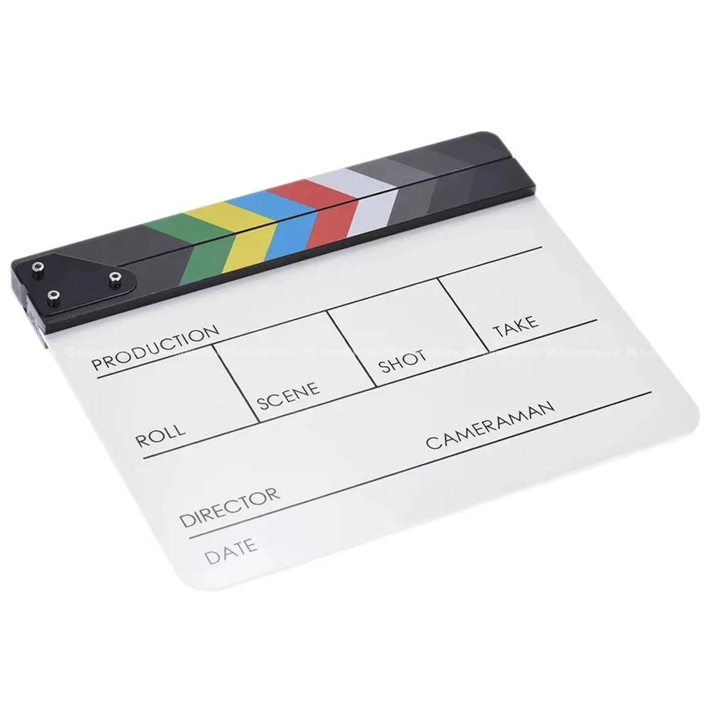 Acrylic Director's Clapperboard 6