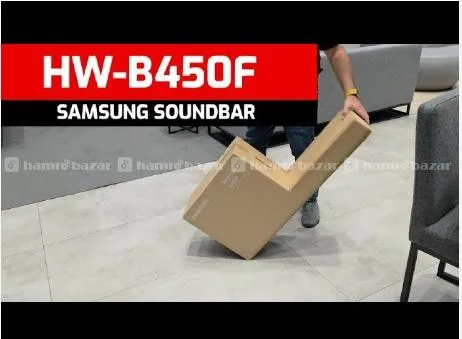 samsung Soundbar 300W 2.1ch with  model B450F