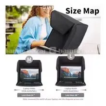 Laptop Sun Shade Bag & Privacy Hood 6