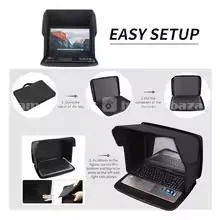 Laptop Sun Shade Bag & Privacy Hood