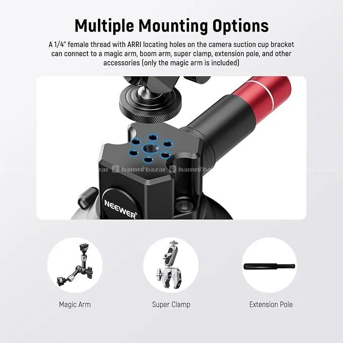 NEEWER 3inch Suction Cup 4