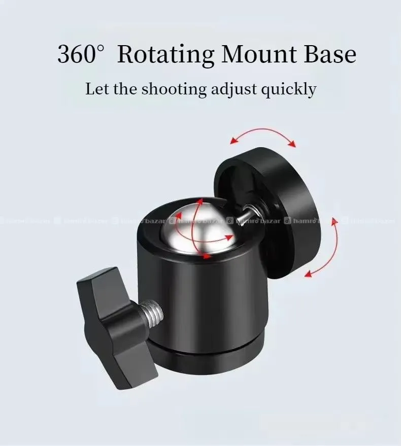 360° Rotating Mini Ball Head 4