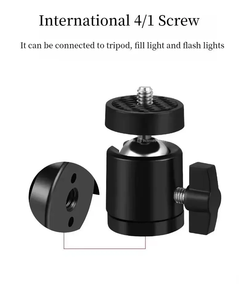 360° Rotating Mini Ball Head 2