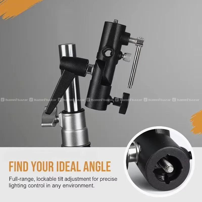 H-Type Speedlite Bracket & Umbrella Holder 5