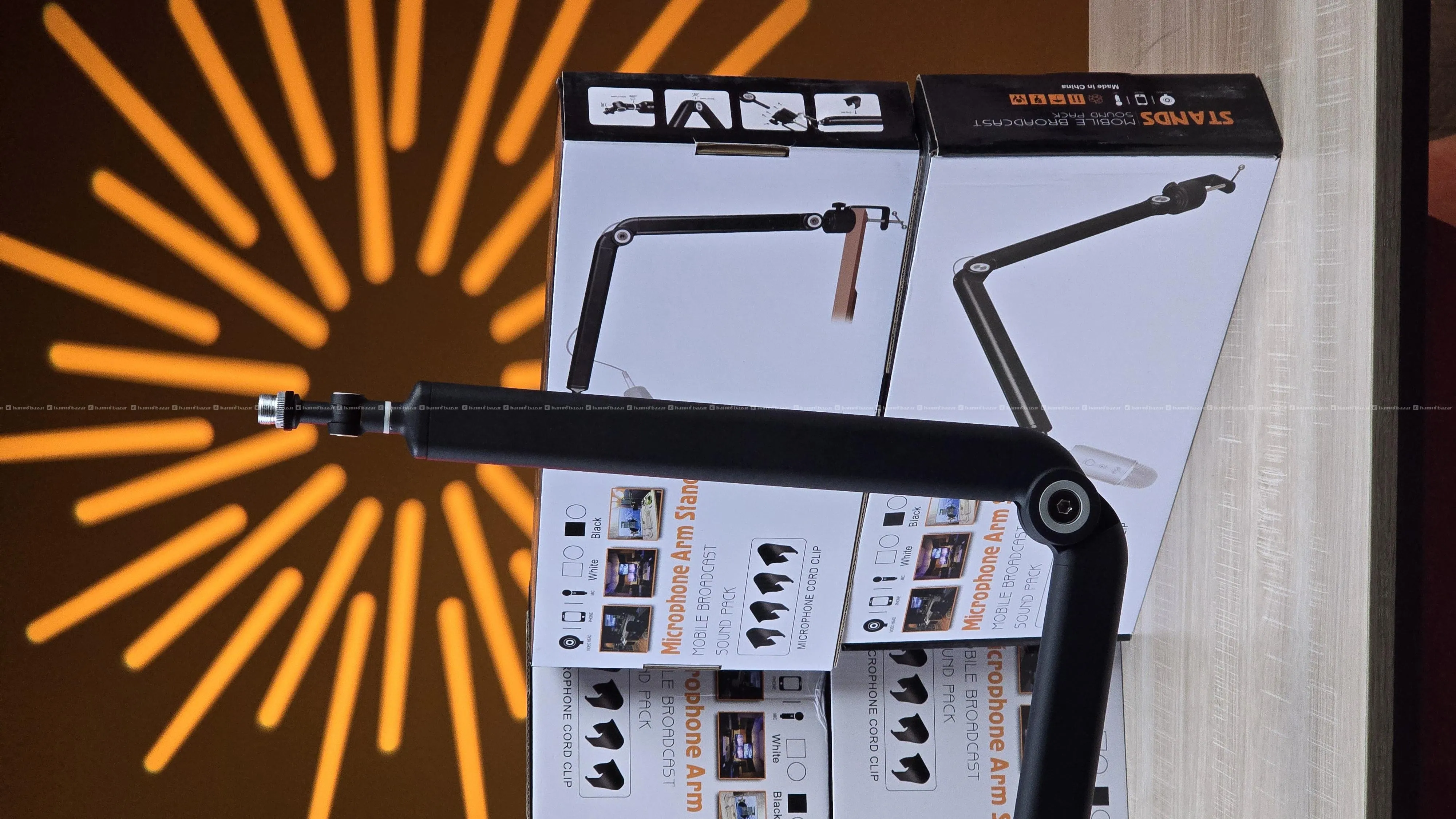 Professional Microphone Boom Arm Stand 4