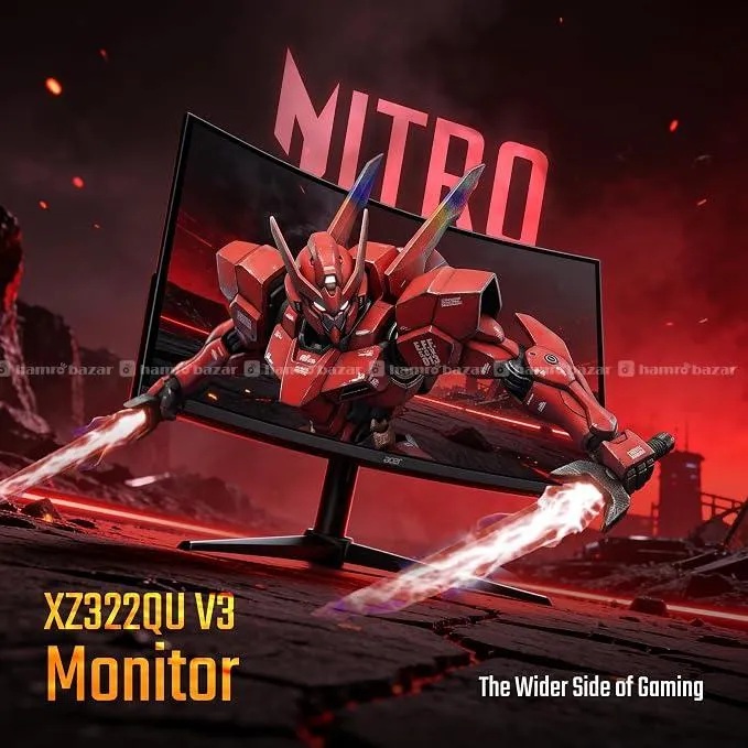 Acer Nitro XZ322QU V3 32'' Curved Gaming Monitor 4
