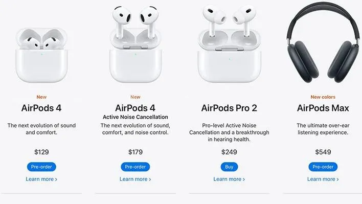 Airpod 4 (ANC and NON-ANC)