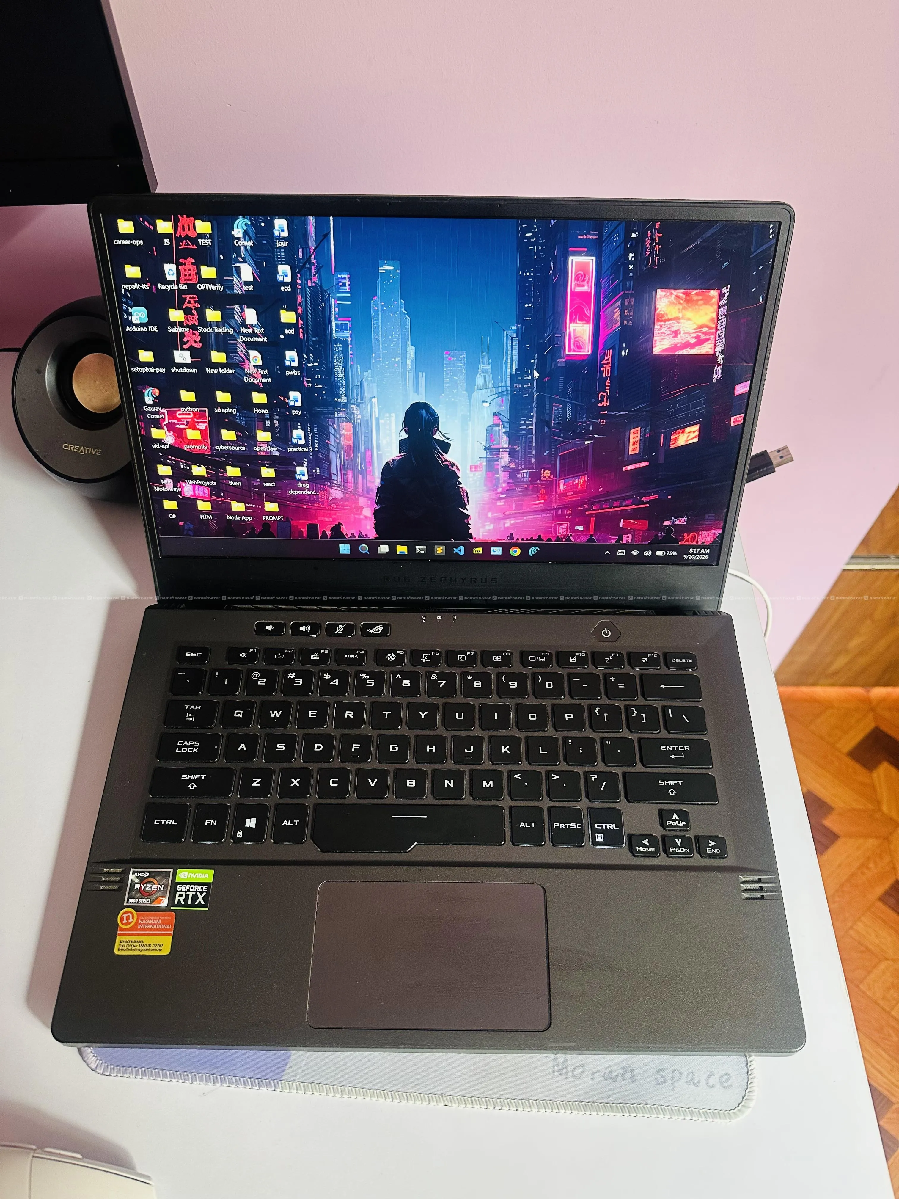 ASUS ROG Zephyrus G14, Ryzen 7 - 5800HS RTX 3050