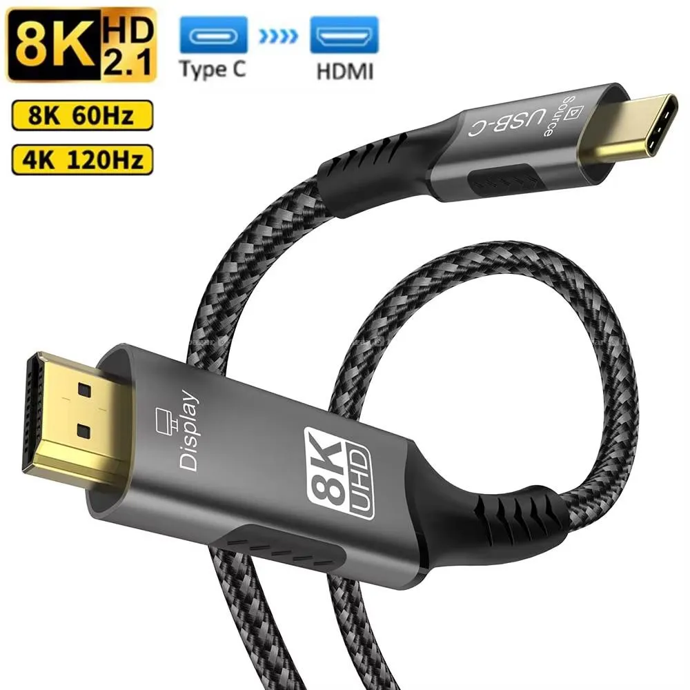 8K Type-C to HDMI 2.1 Cable (2 Meters) 3