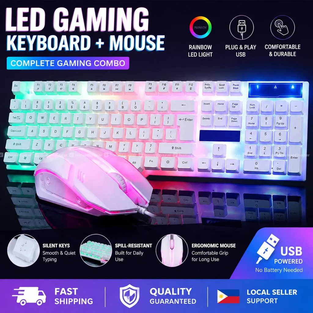 keyboard mouse combo backlight
