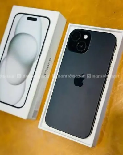 I phone 15 (128)  new black colour