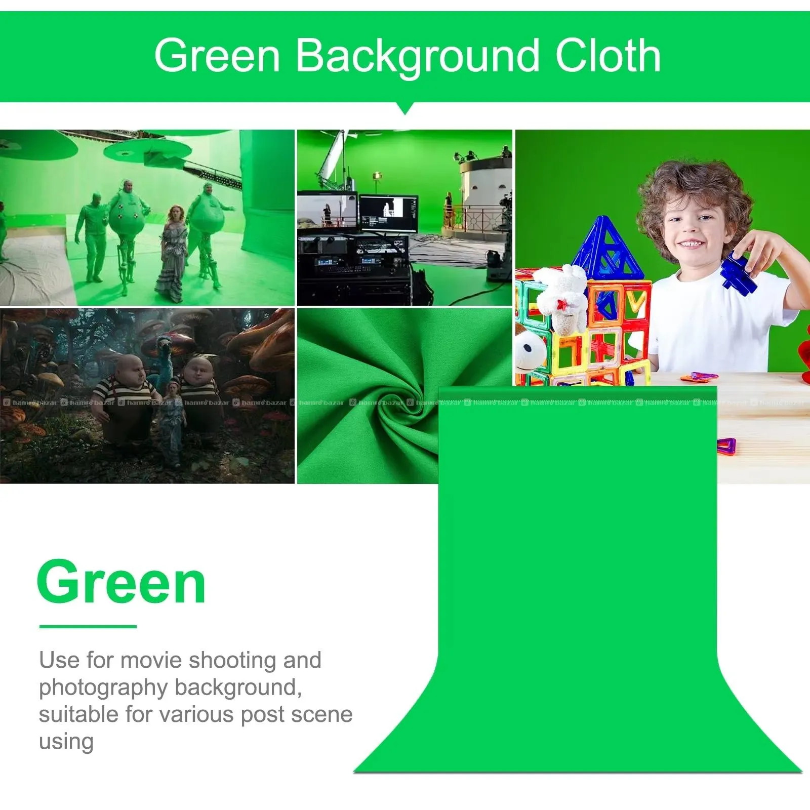 Green Screen Backdrop Cloth 6