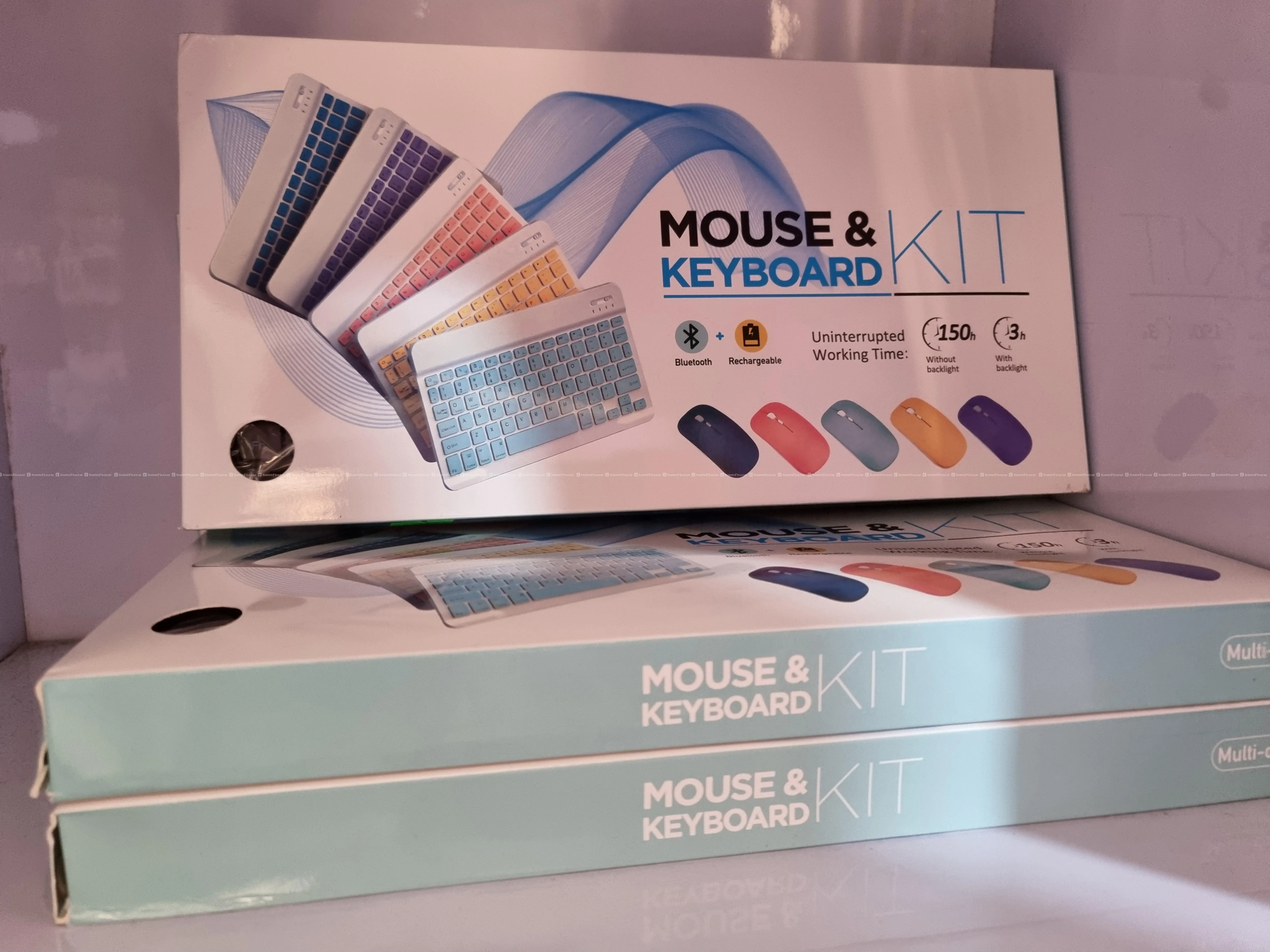 Bluetooth Keyboard Mouse Combo