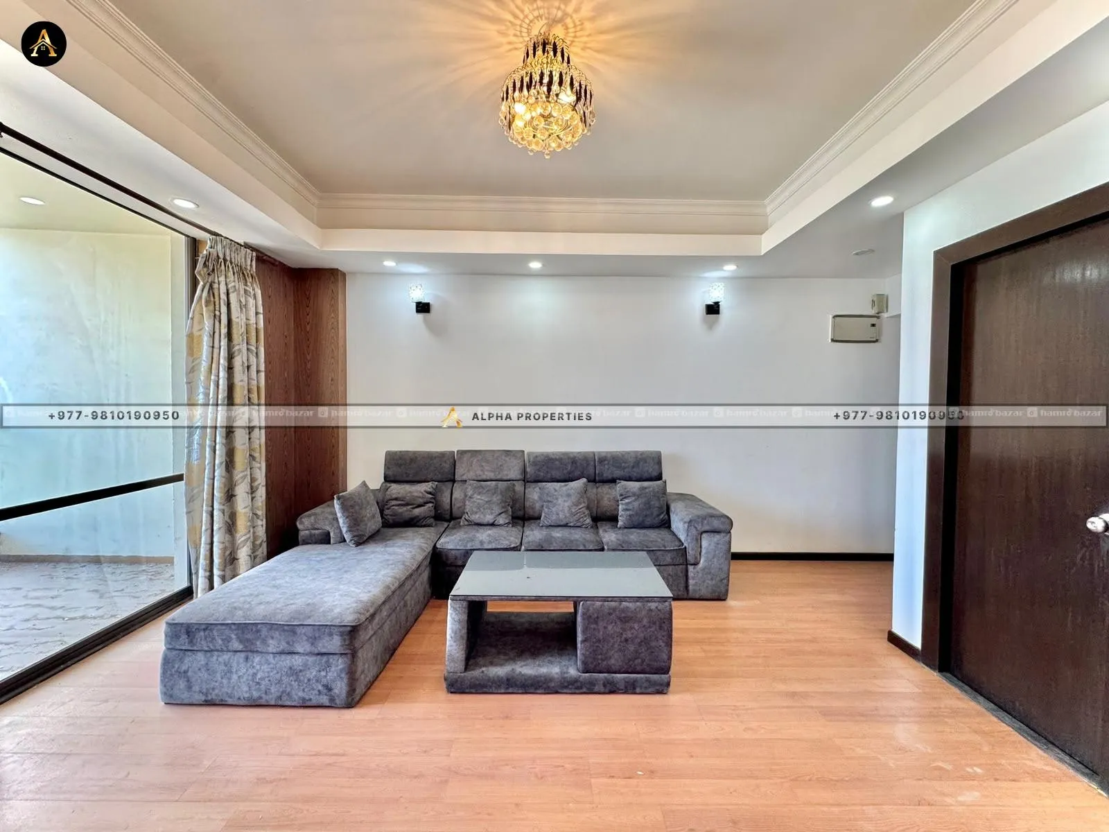 BISHALNAGAR | 3 BHK FURNISHED APARTMENT FOR RENT