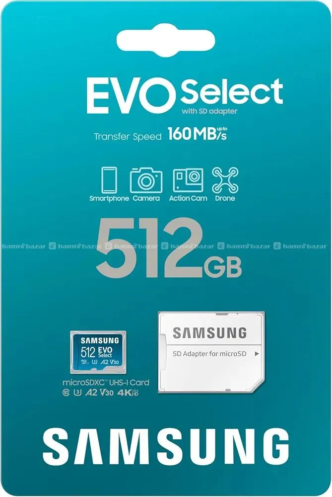 512 gb samsung sd card original