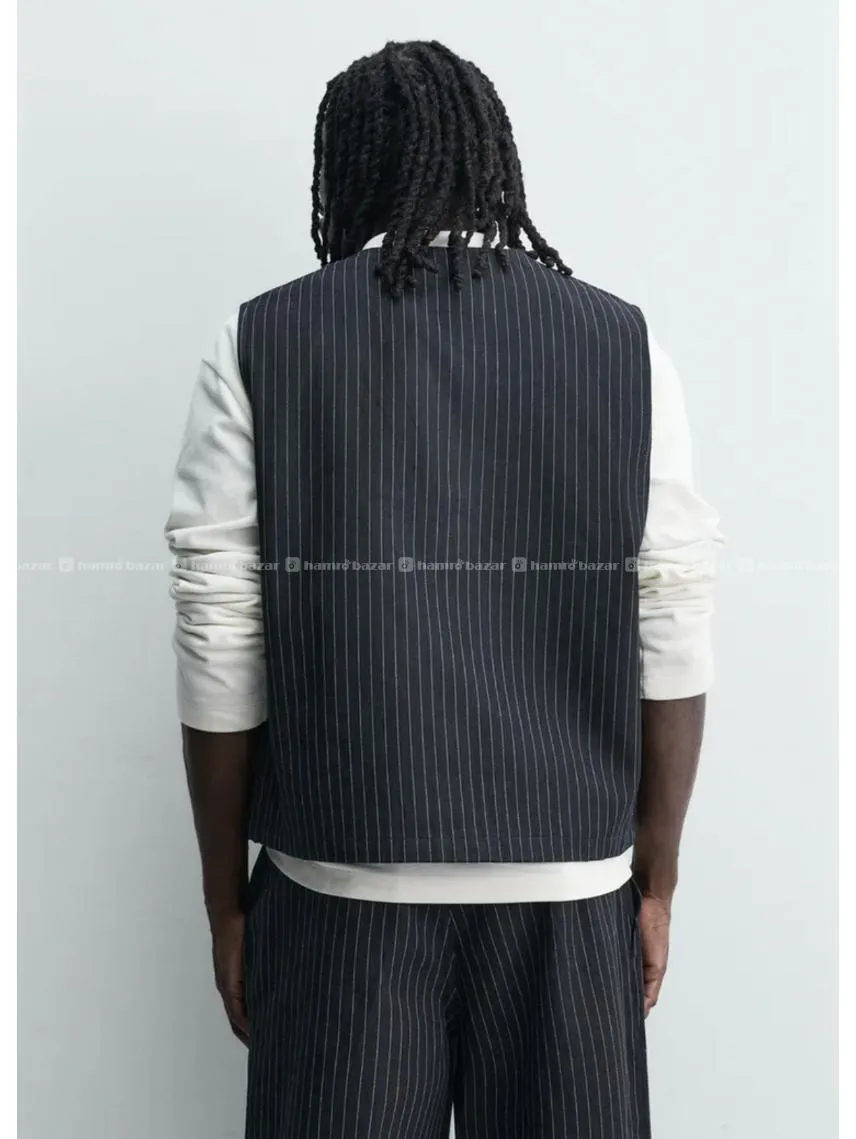 og zara waiscoat casual wear on sale 3