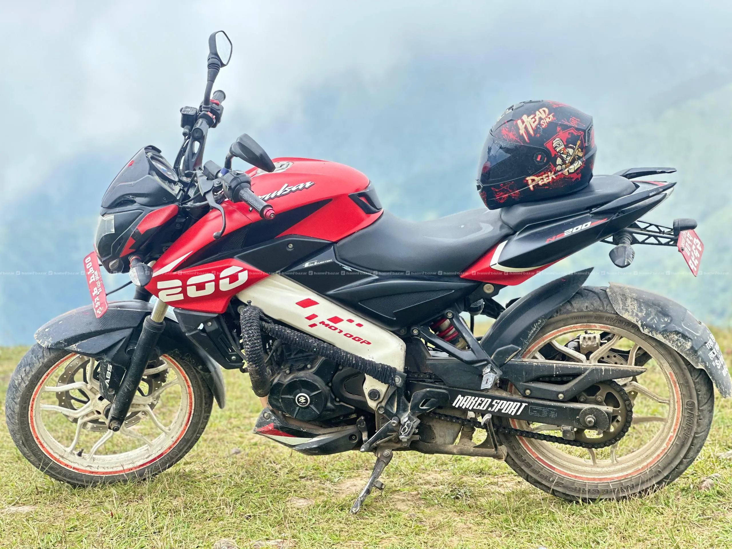 Pulsar NS 200 FI ABS 2021|RED|56KM|Well Maintained