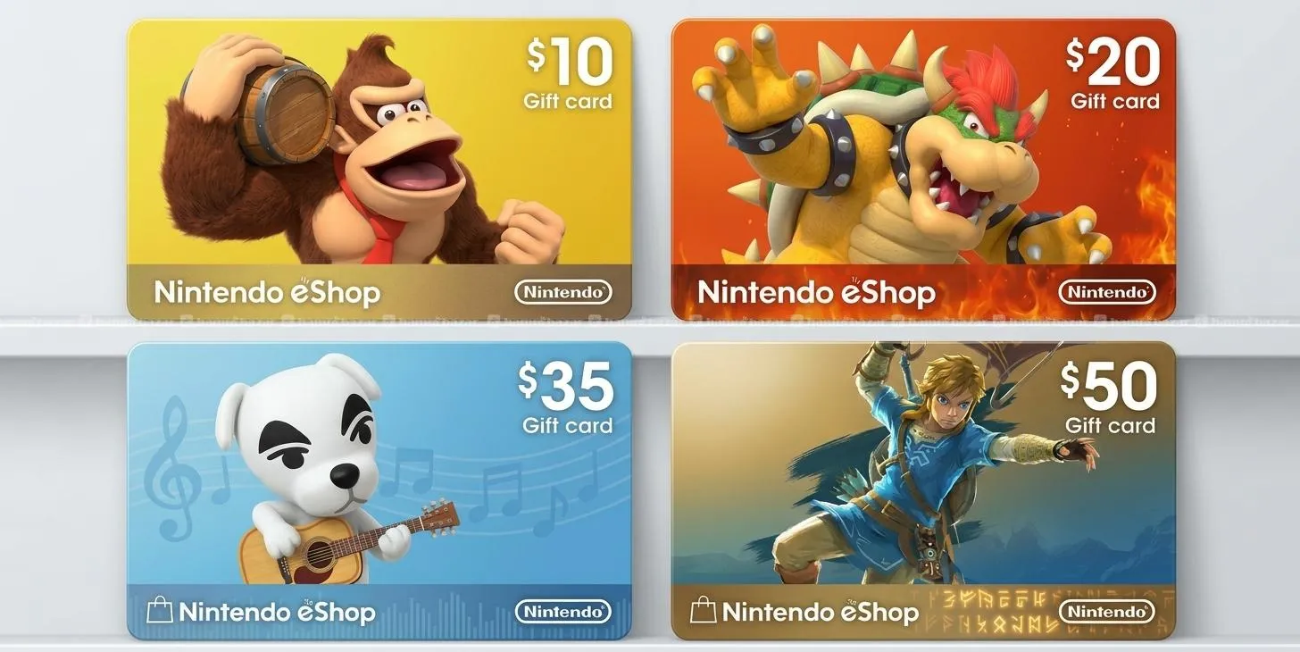 Nintendo Eshop USD Gift Cards