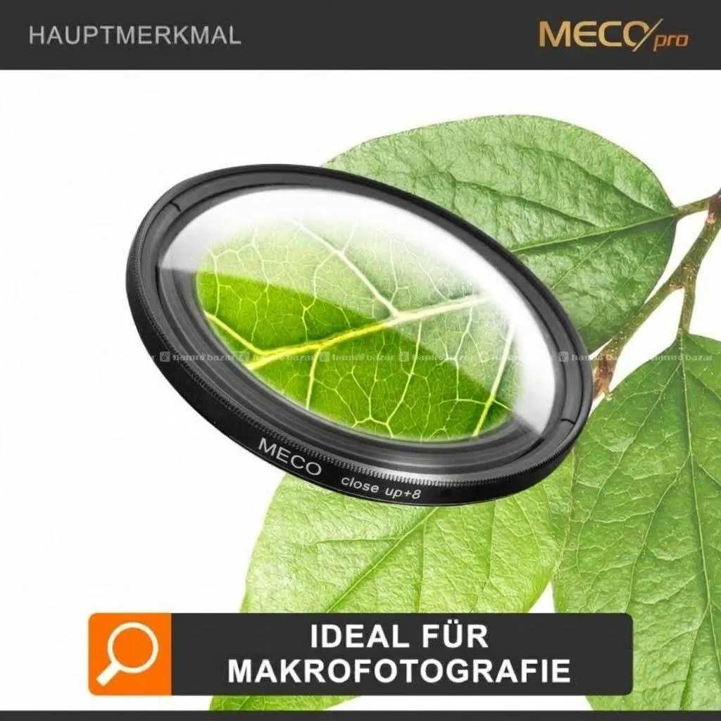 MECO Close-Up Lens Filter Set (+1, +2, +4, +8)