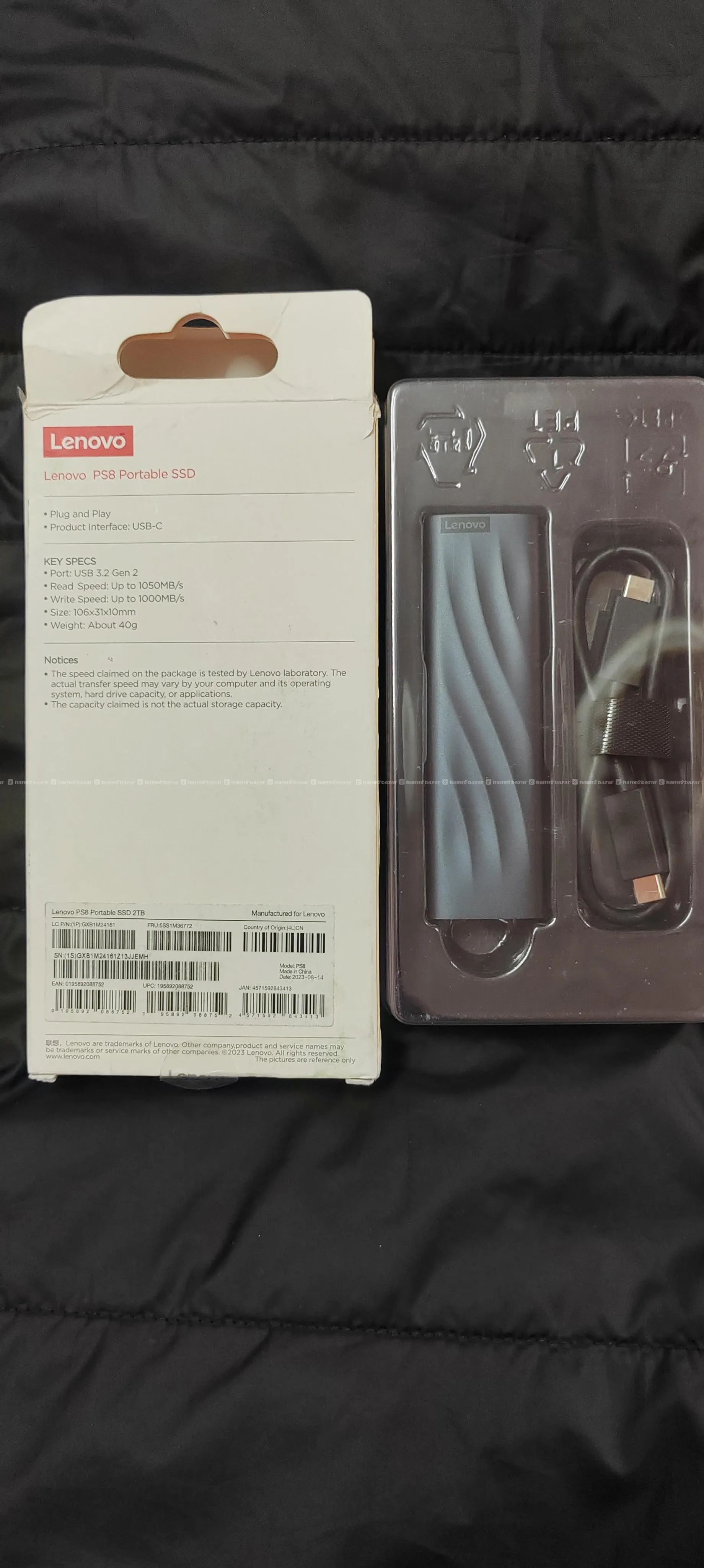Lenovo PS8 Portable SSD 2TB 3