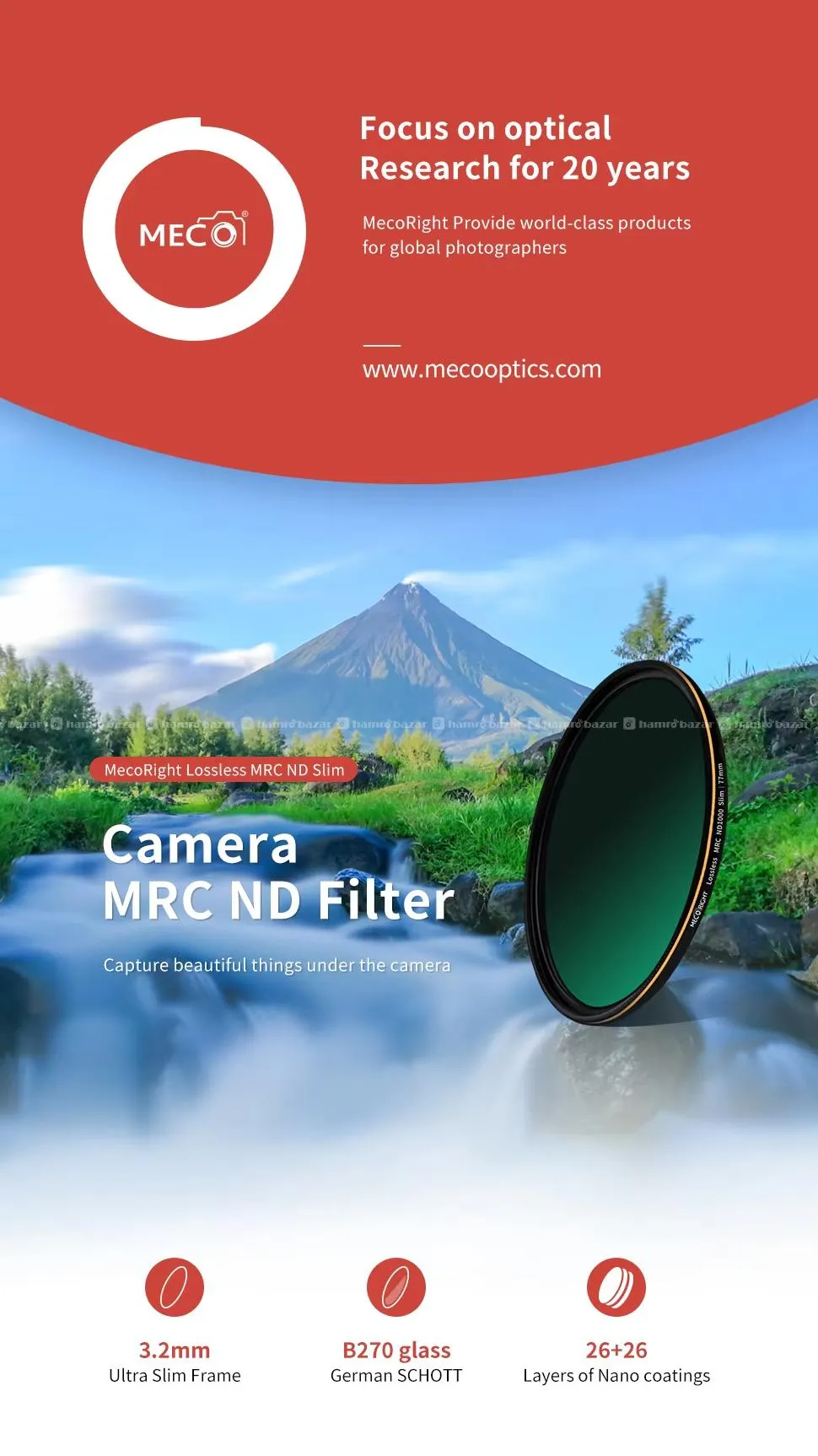 Original Meco Lossless MRC ND Filter (ND8/ND1000)