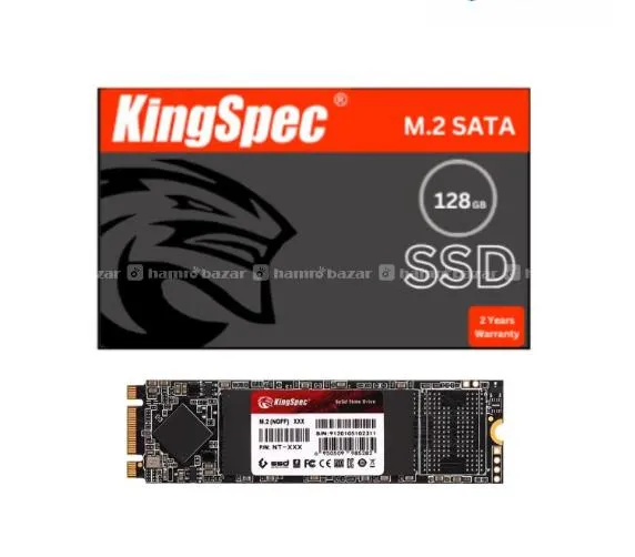 Kingspec 128GB M.2 SATA SSD with 1 Year Warranty