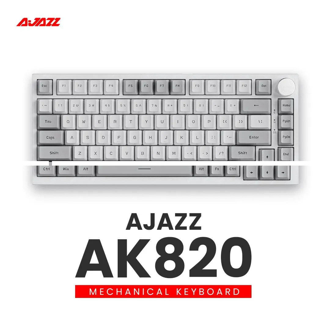Ajazz AK820 75% Gasket-mounted