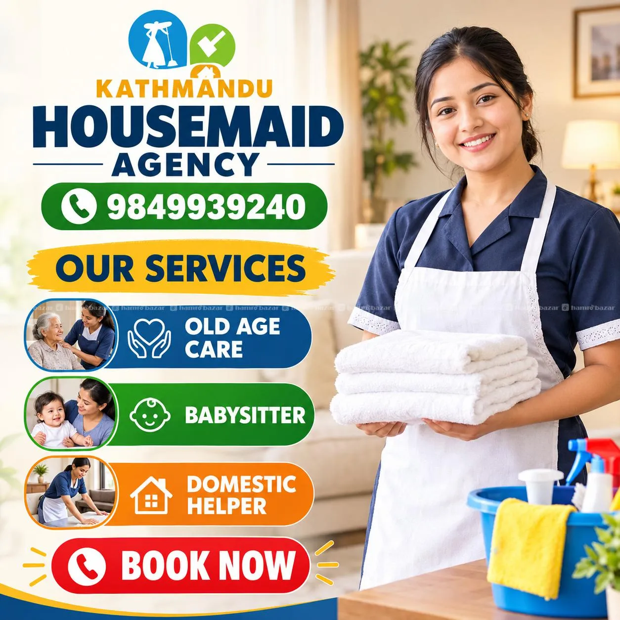 Housemaid service in kathmandu