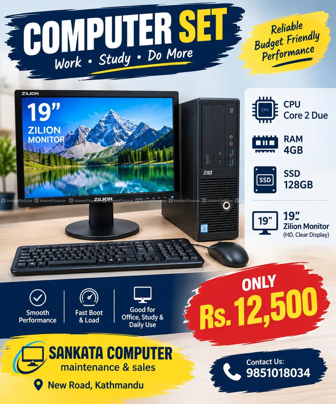 Desktop Computer set on sale.