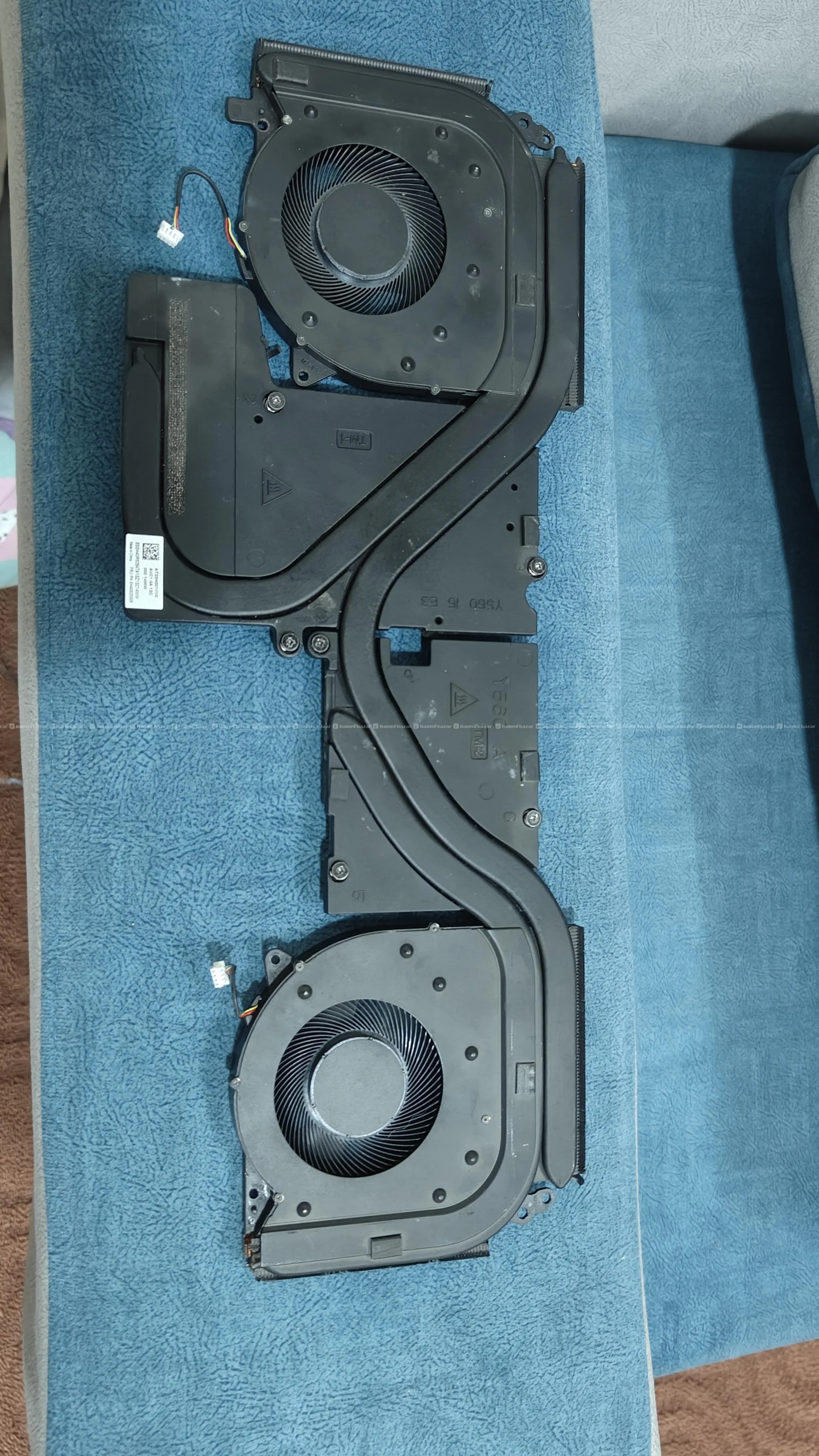 Lenovo legion 5, 15ach6h Heatsink + both fans