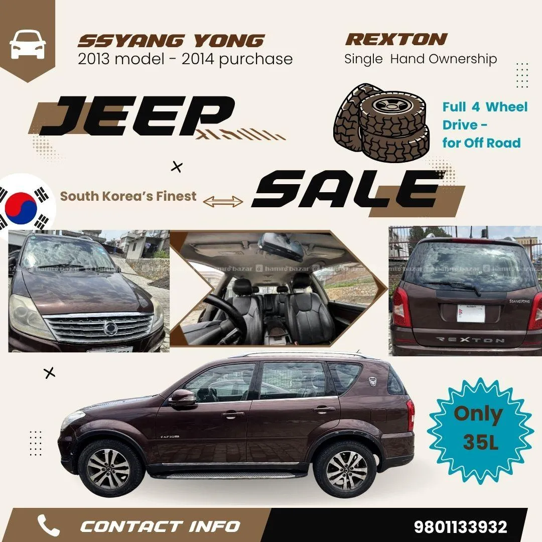 SsangYong Rexton 2013।4WD। Excellent Condition