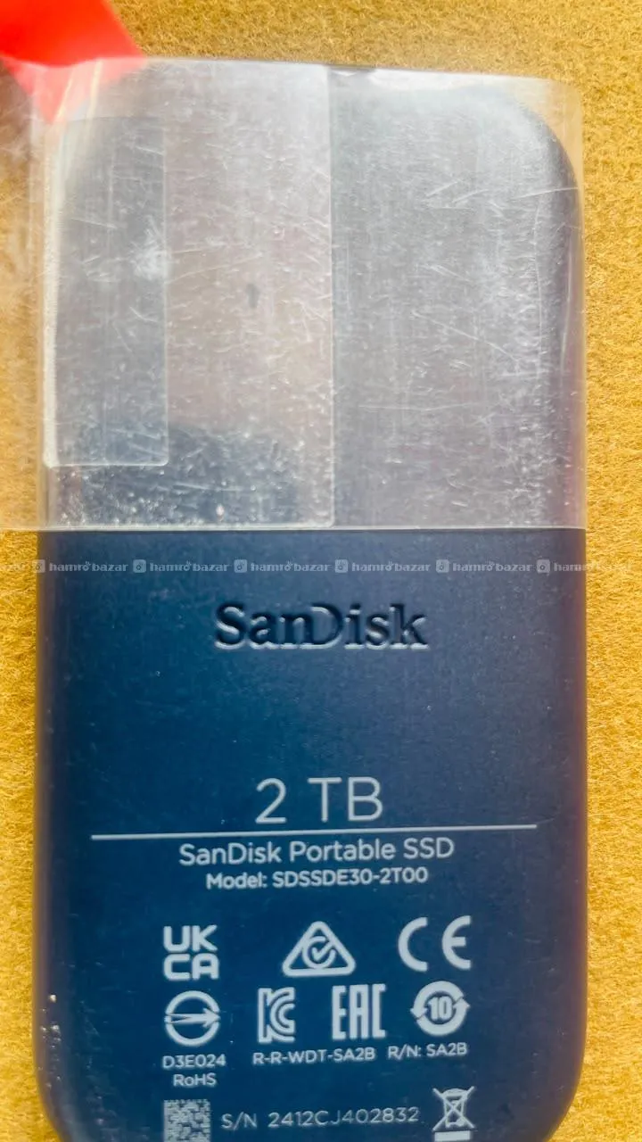 2 TB SANDISK SSD - USED BUT LIKE NEW