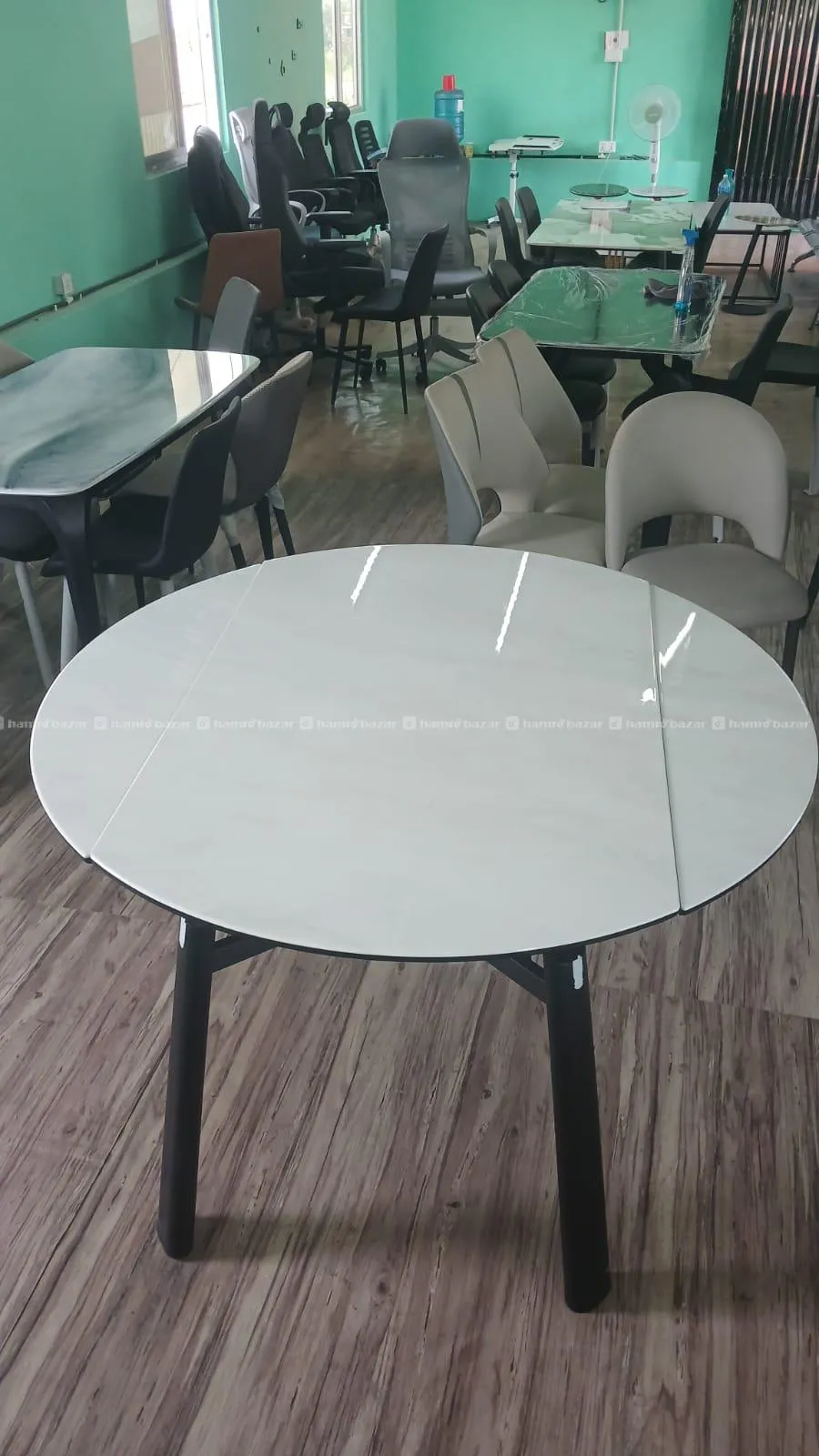 Extendable Circular Dining Table S89 3