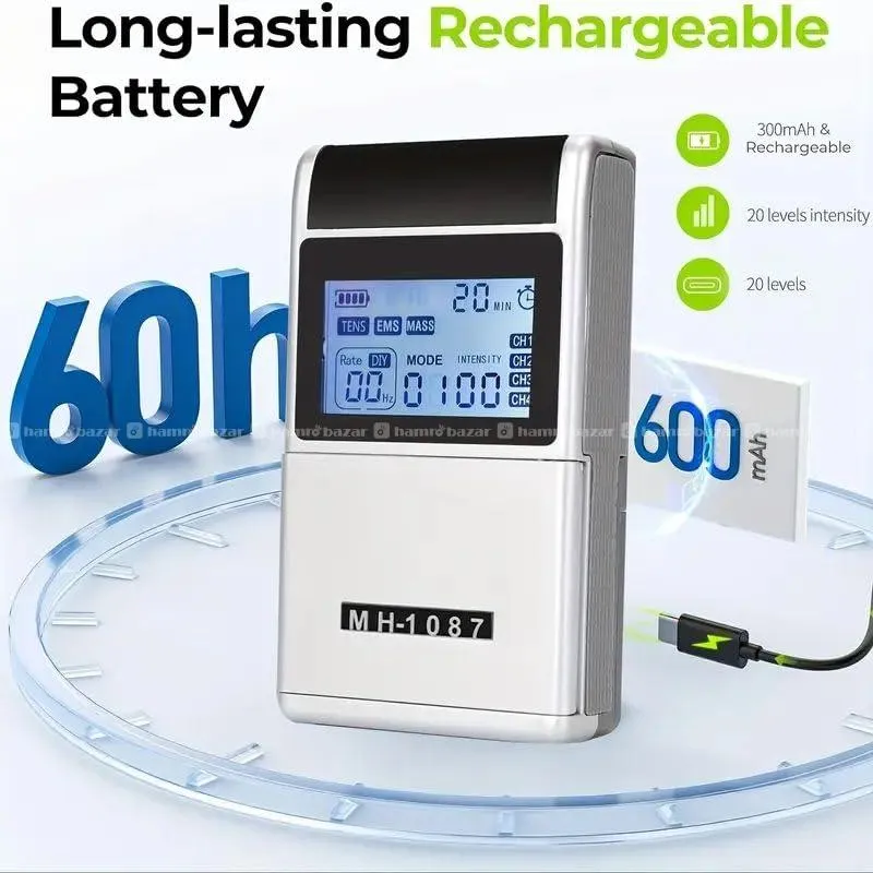 TENS EMS 4 Channel Pulse Massager Machine 7