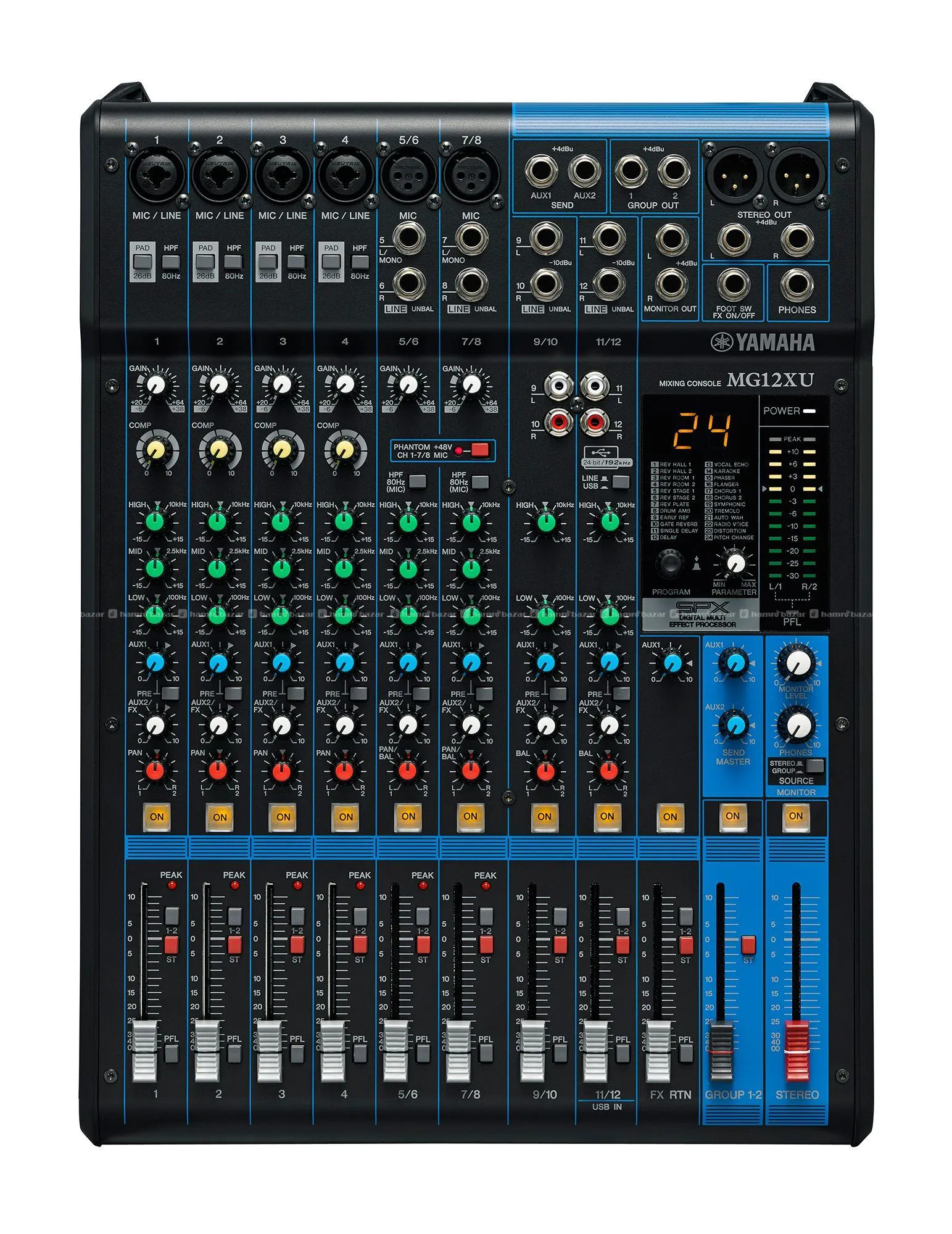 Yamaha MG12XU 12-Input Mixer 3