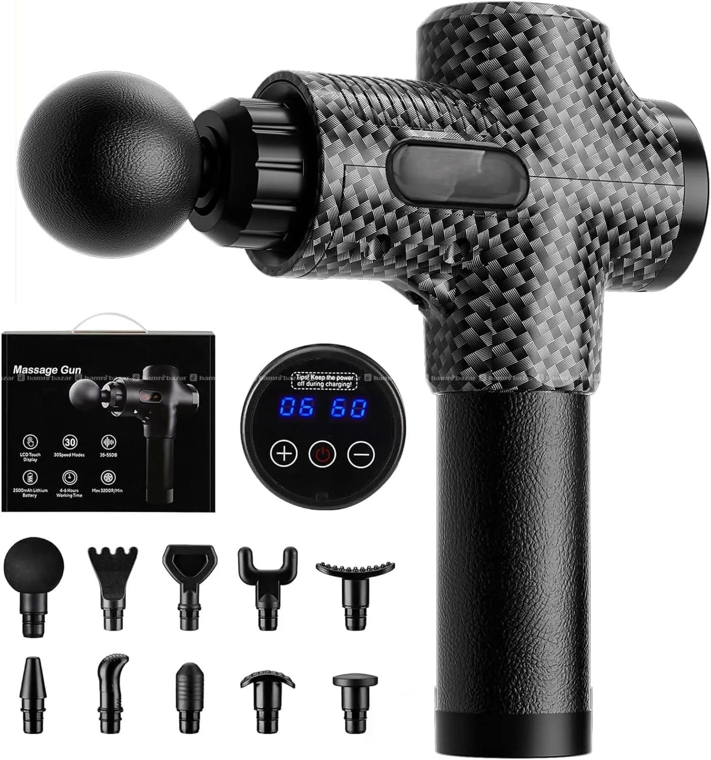 Cordless Percussion Massage Gun For Pain
