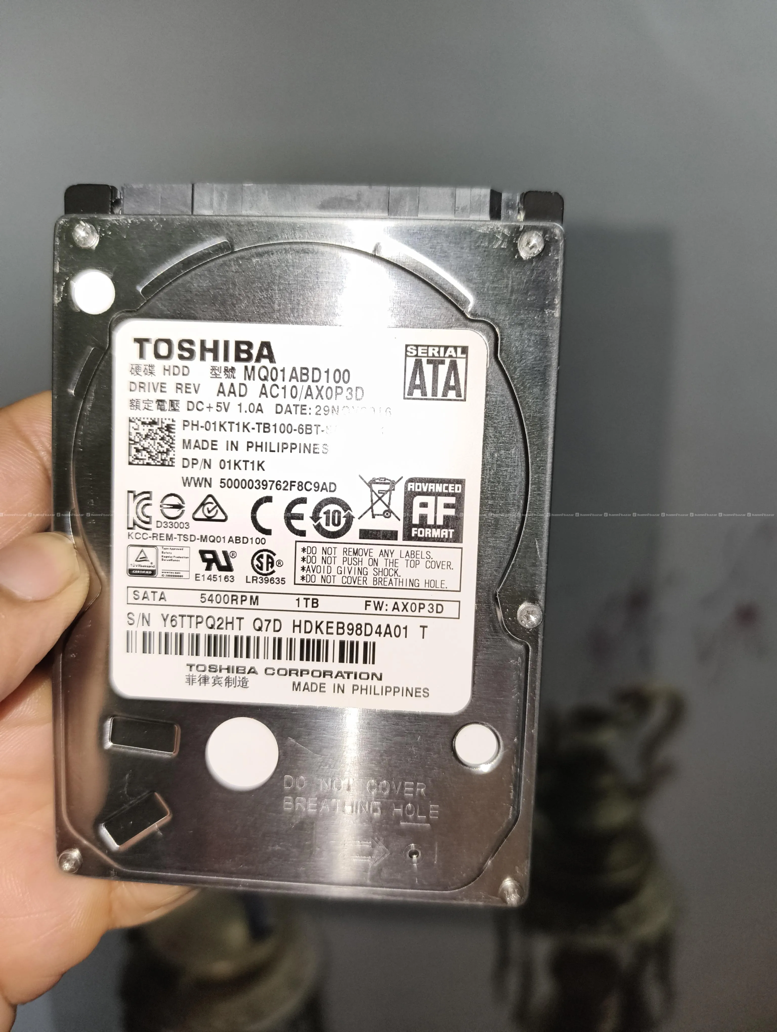 hard drive HDD 1 TB