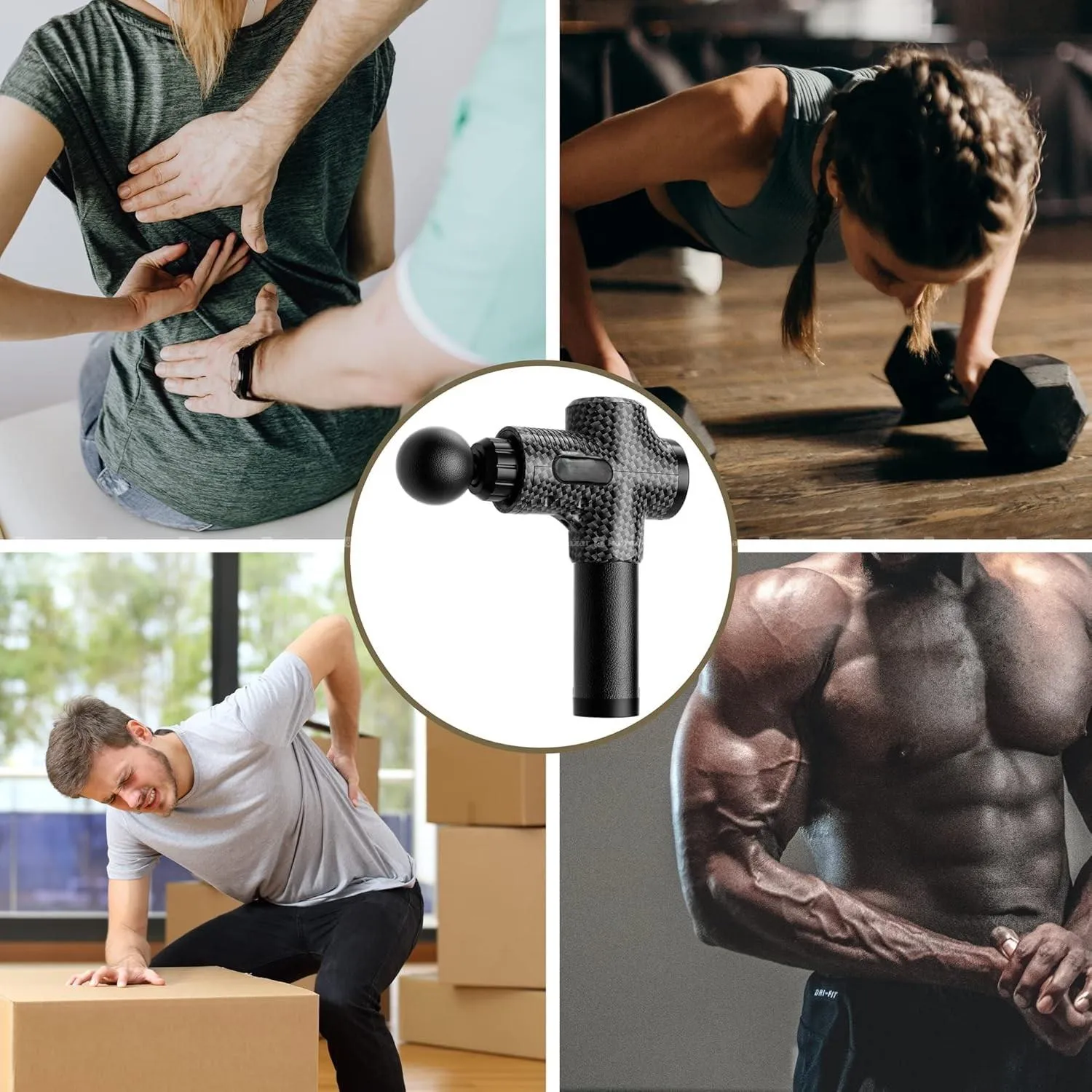Cordless Percussion Massage Gun For Pain 5