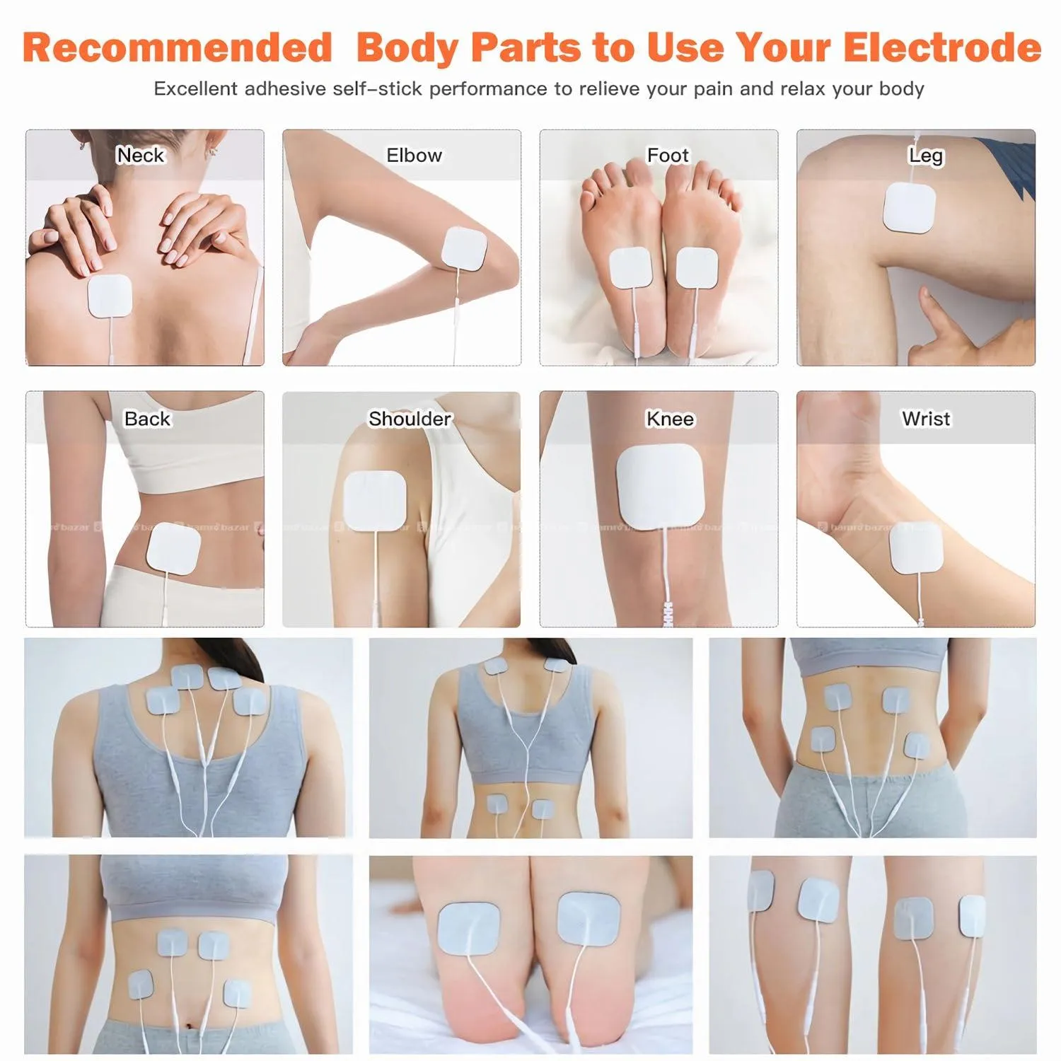 TENS EMS 4 Channel Pulse Massager Machine 2