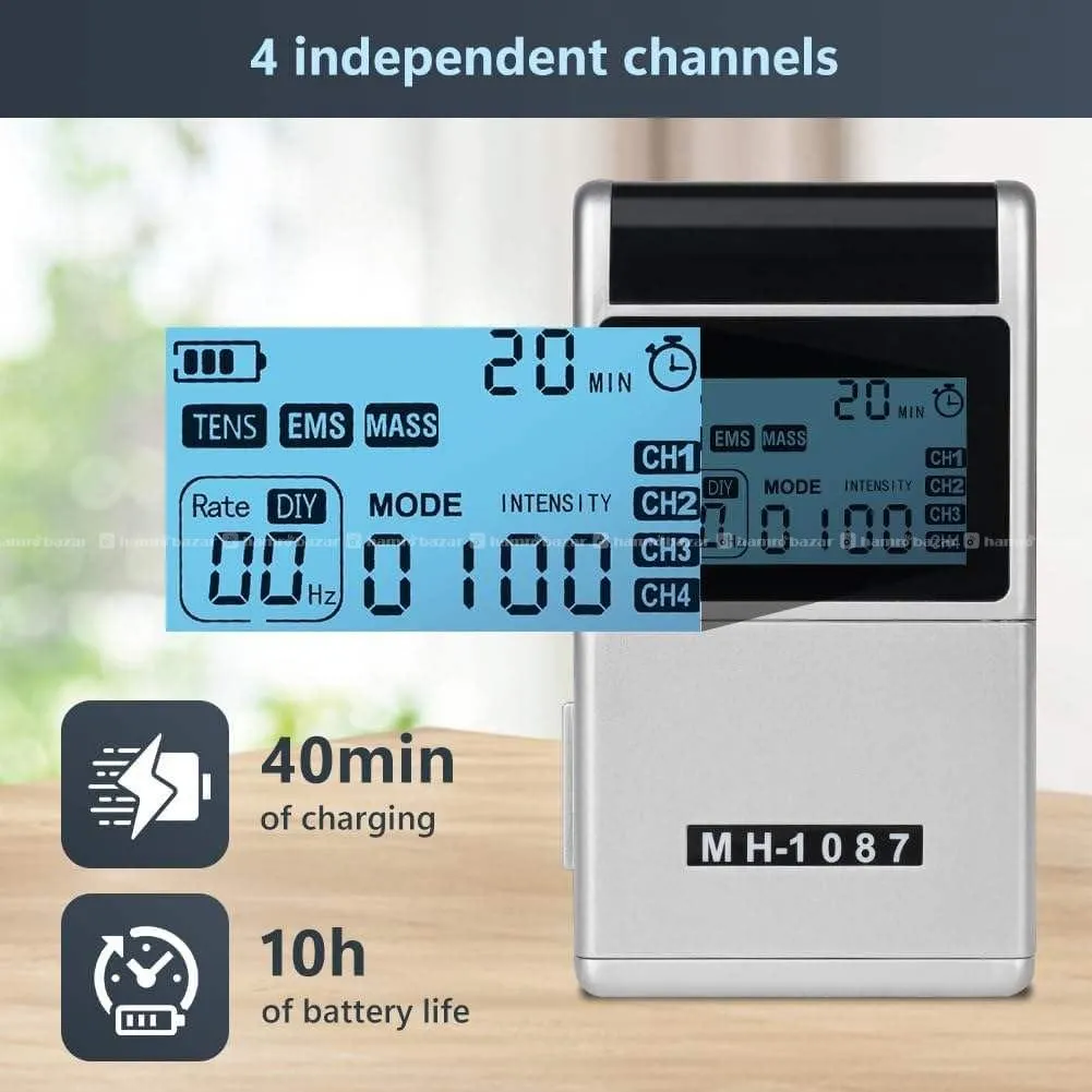 TENS EMS 4 Channel Pulse Massager Machine 3