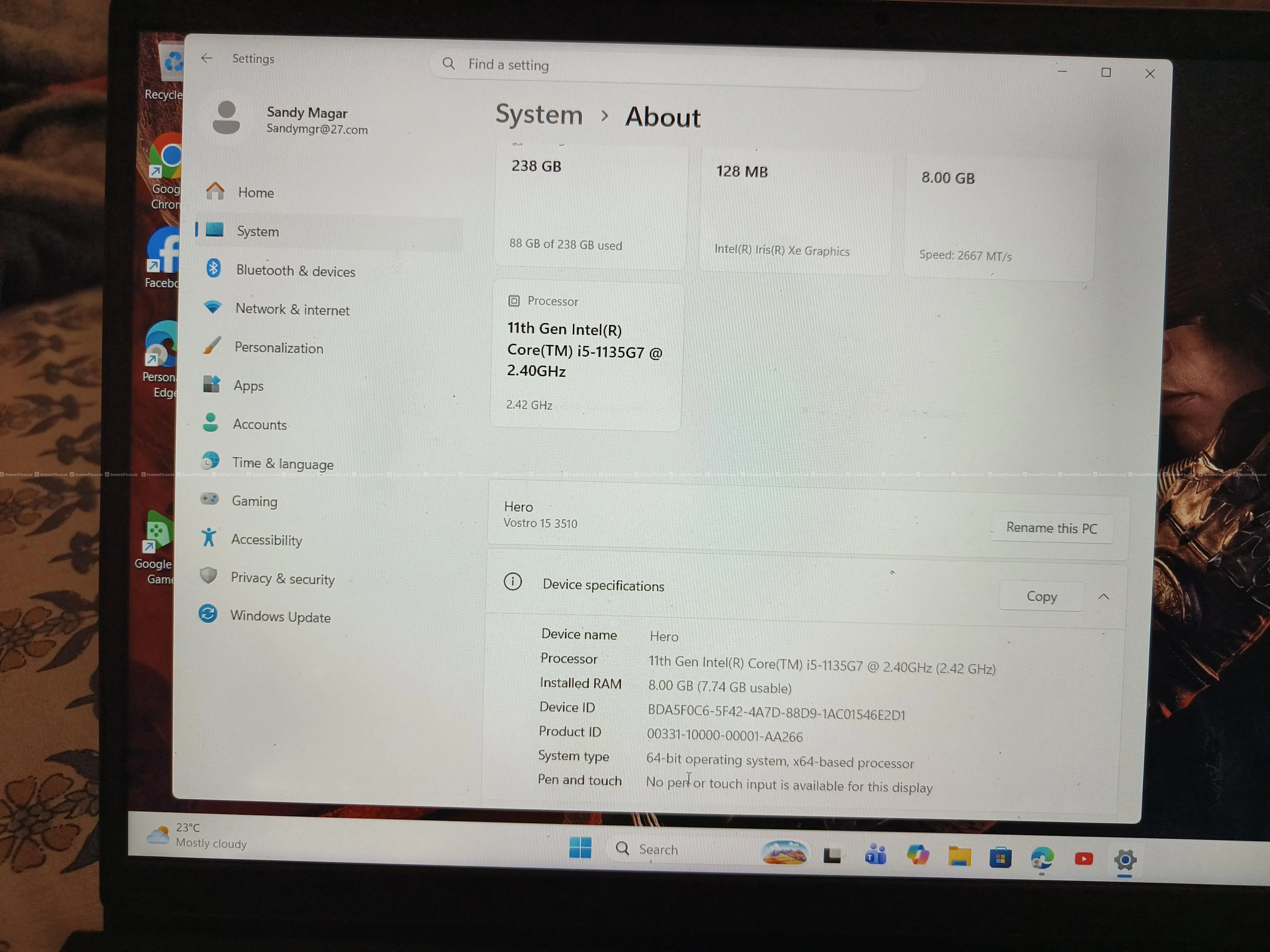 laptop on sale full fresh and smooth condition