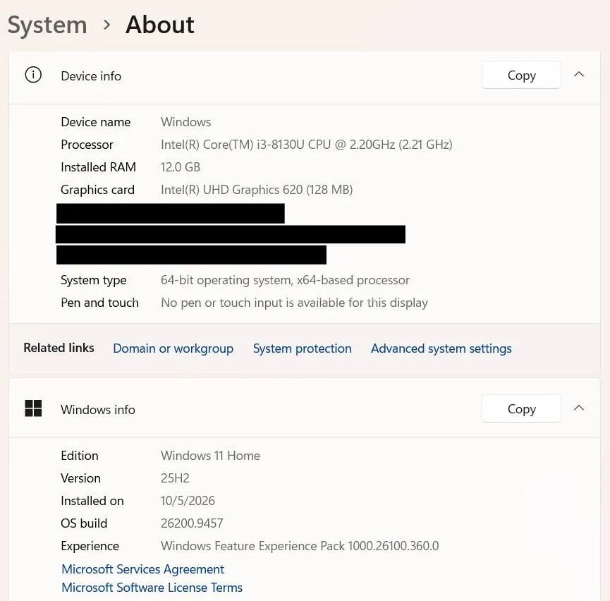 Lenovo IdeaPad 330 i3 8th Gen 12GB/256GB SSD 7