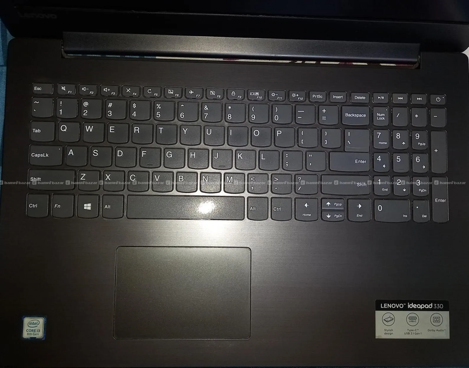 Lenovo IdeaPad 330 i3 8th Gen 12GB/256GB SSD 3