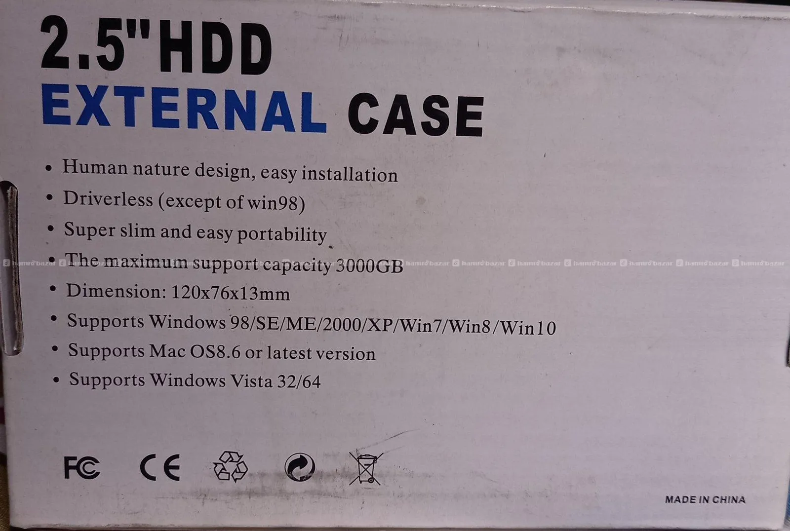 1 TB External HDD with USB 3.0 Case, Cable & Box 5