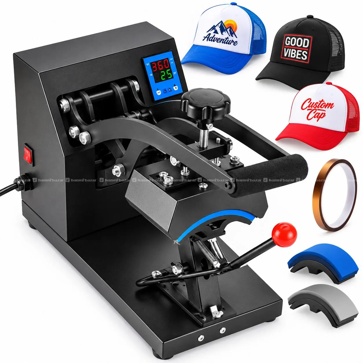 Cap Printing Heat Press Machine Manual Model 2