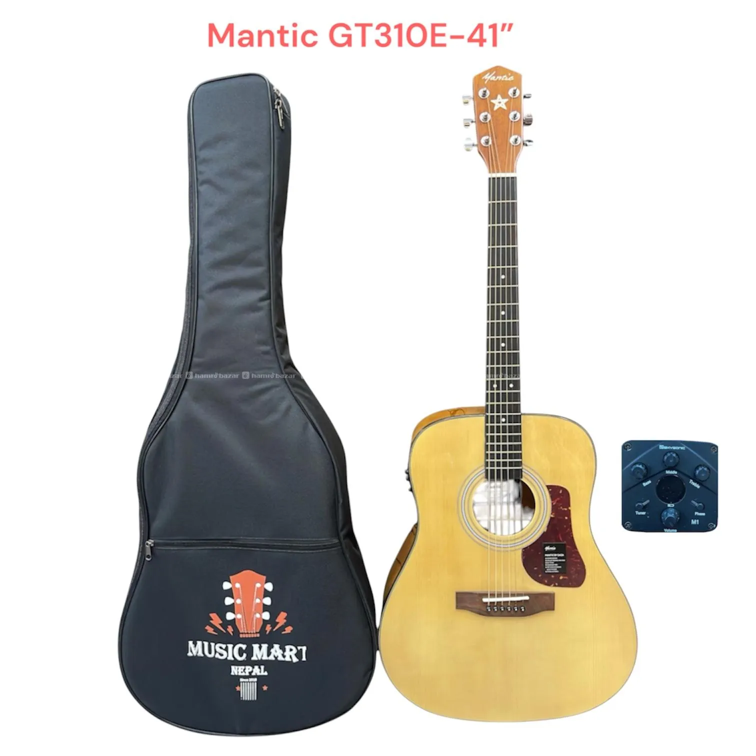Mentic GT310 Acoustic Guitar 41'' By Saga