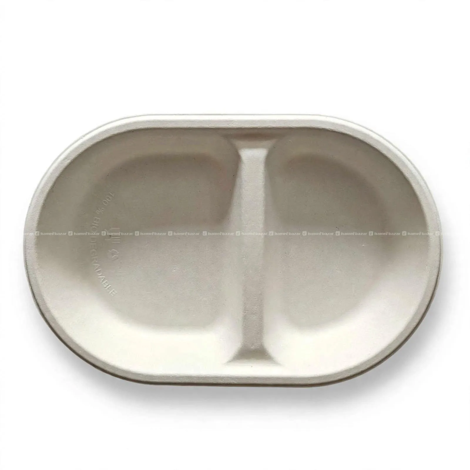2 CP BAGASSE DISPOSABLE MEAL TRAY | ECO-FRIENDLY 2